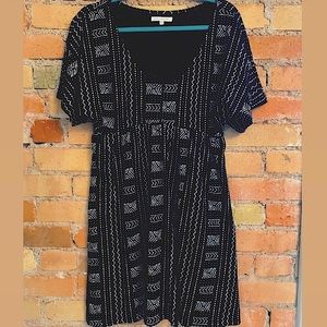 Vegan tribal print dress